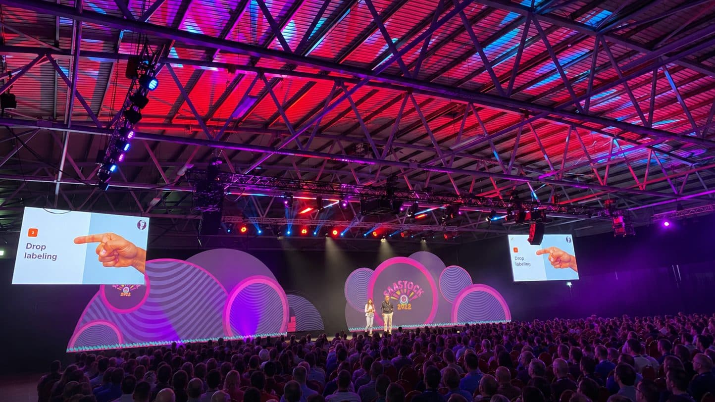 Thousands of founders and operators at a SaaStock flagship summit