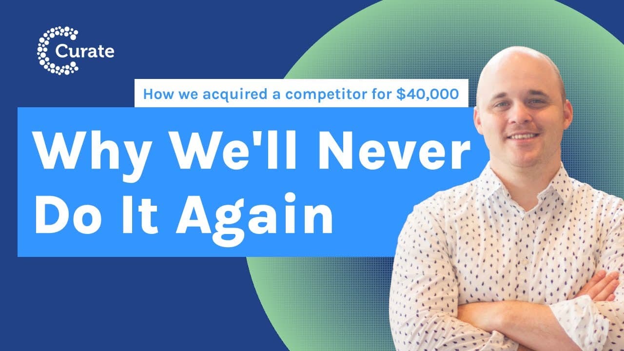How we acquired a competitor for $40,000