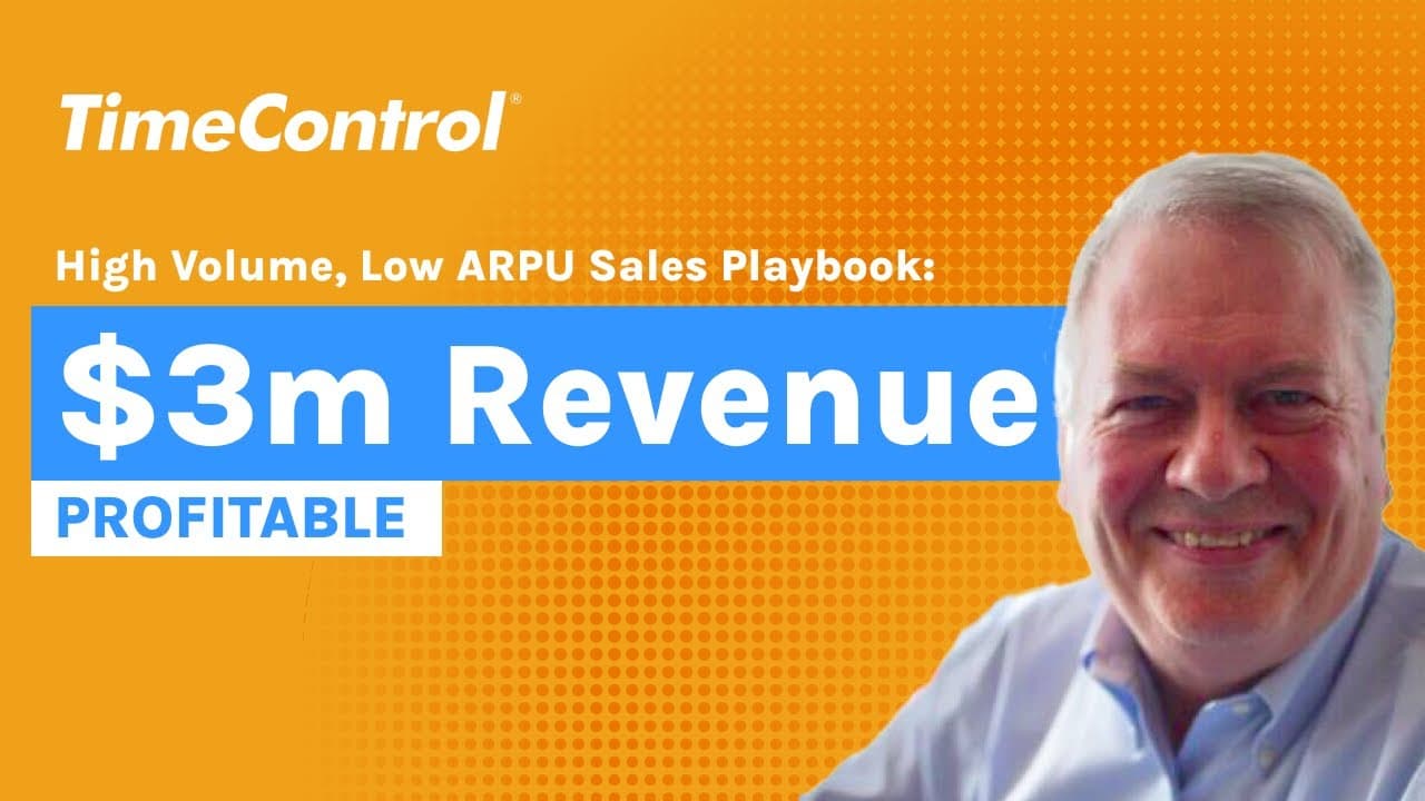 High Volume, Low ARPU Sales Playbook