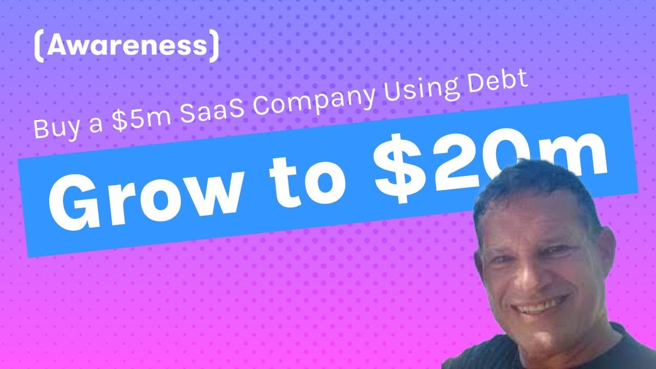 Masters of Debt: How I bought a $5m SaaS Company Using Debt, Grew to $20m