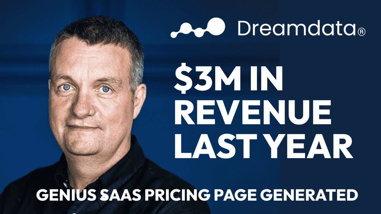 How Dreamdata Doubled to a $3M Run Rate With Structured SaaS Pricing