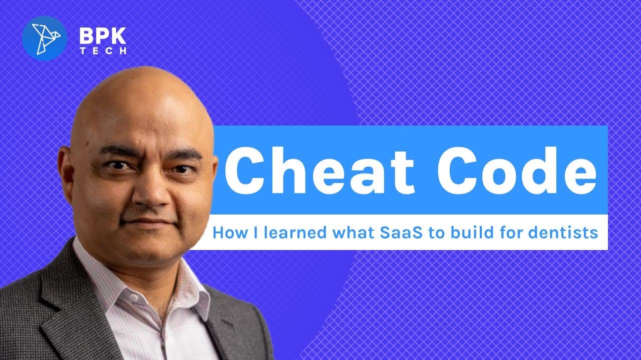 Cheat Code: I learned what SaaS to build for dentists by building a $7m agency first