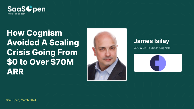 How Cognism Avoided A Scaling Crisis Going From $0 to Over $70M ARR thumbnail