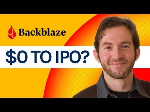 How We Bootstrapped Backblaze from $0 to IPO thumbnail