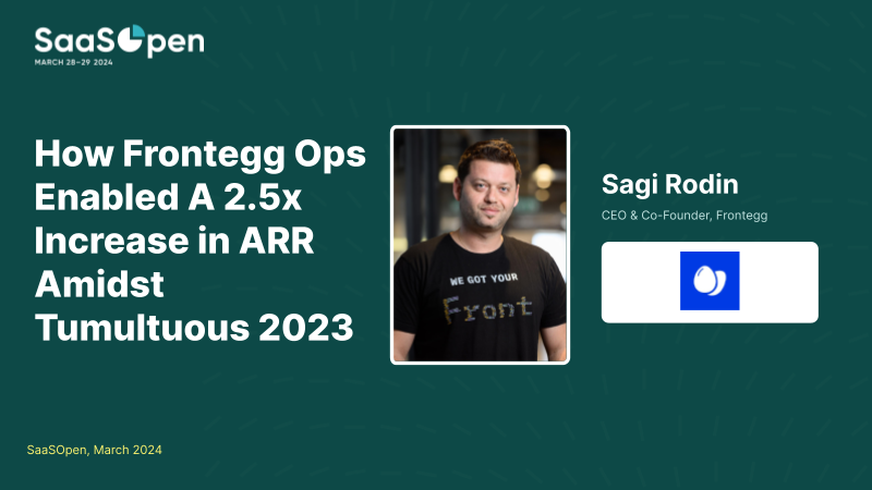 How Frontegg Ops Enabled A 2.5x Increase in ARR Amidst Tumultuous 2023 thumbnail