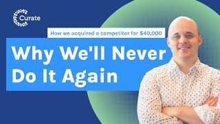 How we acquired a competitor for $40,000 thumbnail