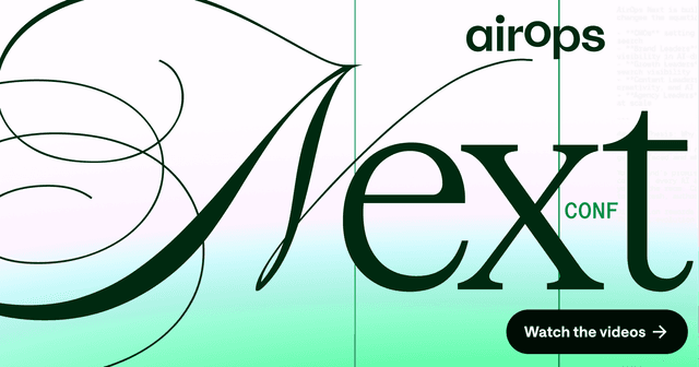 AirOps Next Conf 2026 New York logo