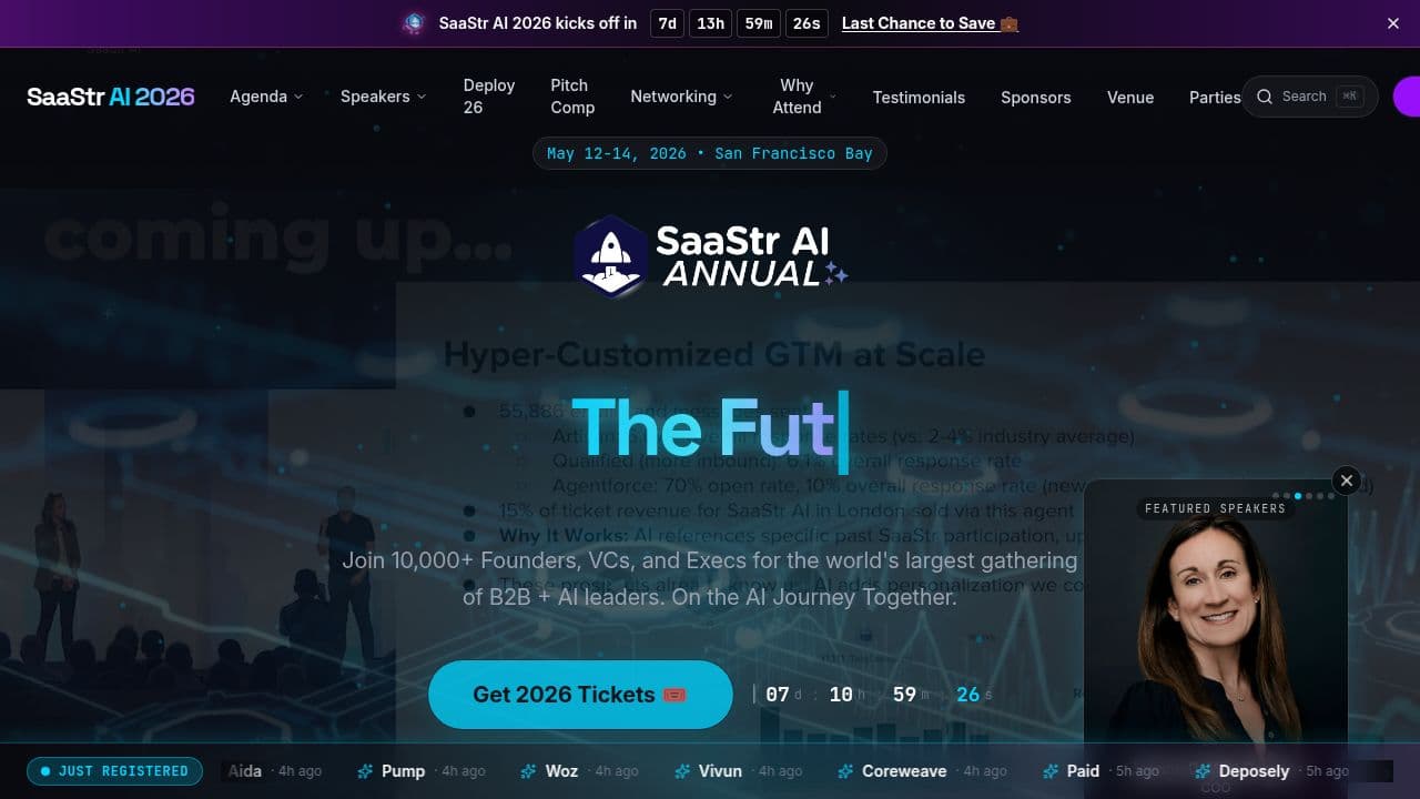 SaaStr Annual 2026 event image