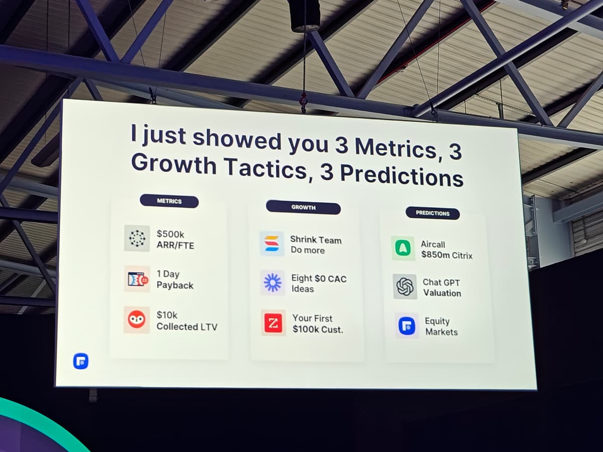 SaaStock 2023 review image by Leo Moore