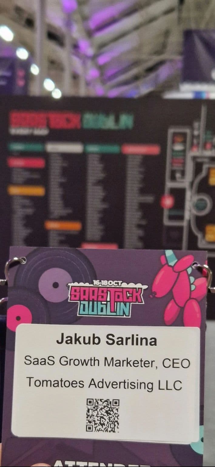 SaaStock 2023 review image by Jakub Sarlina