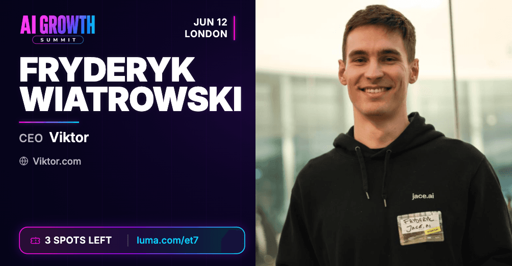 Fryderyk Wiatrowski — AI Growth Summit London 2026