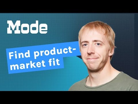 Using data to find product-market fit