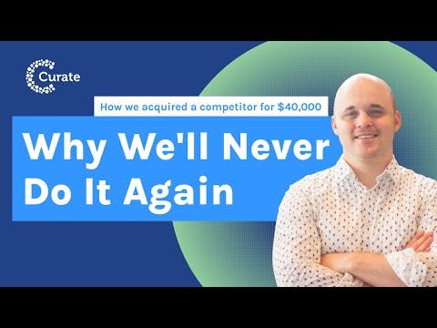 How we acquired a competitor for $40,000