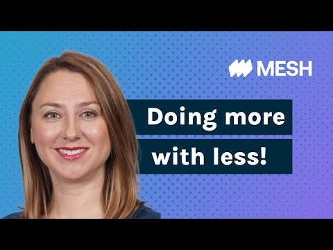 Doing more with less
