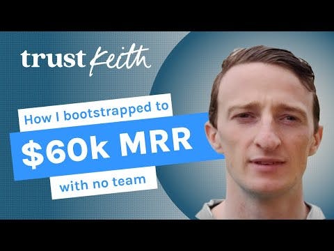 We bootstrapped to $60k MRR with no product team