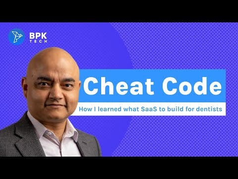 Cheat Code: I learned what SaaS to build for dentists by building a $7m agency first