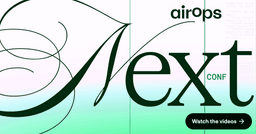 AirOps Next Conf 2026 New York photo