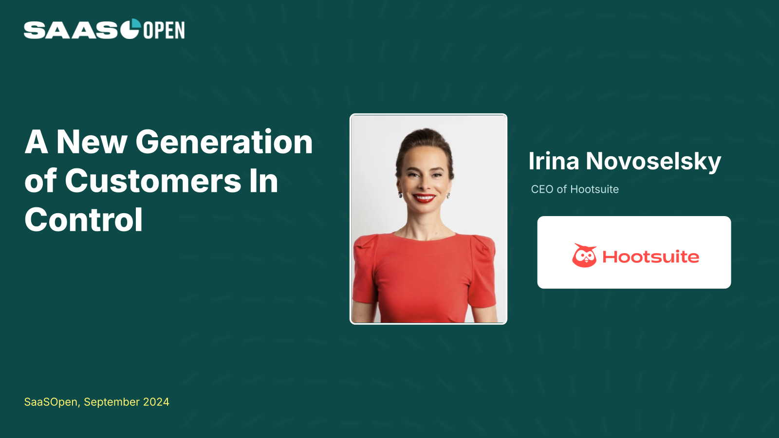 Slide 1 from B2Z: A New Generation of Customers Are In Control